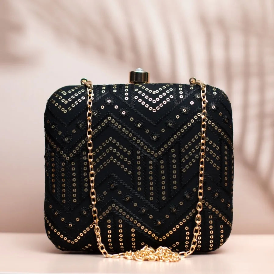 Alpine Elegance Designer Clutch