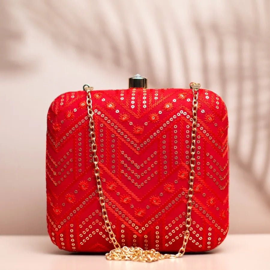 Alpine Elegance Designer Clutch