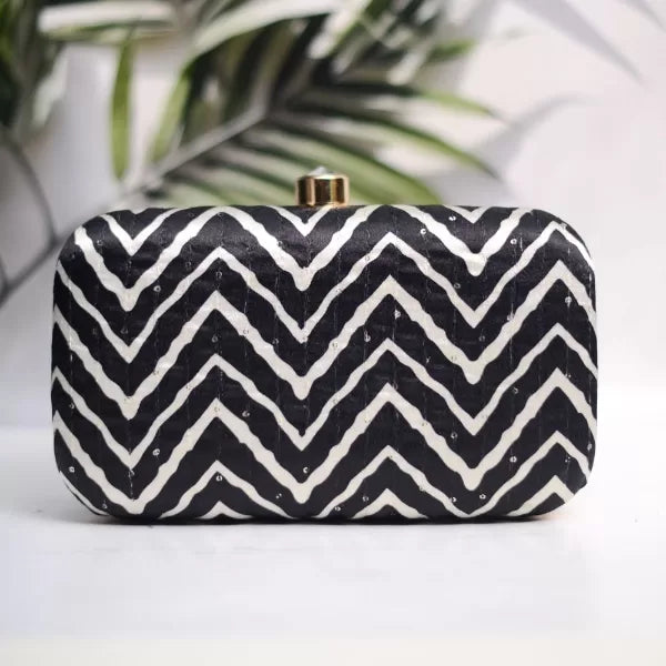 Alpine Elegance Rectangular Clutch