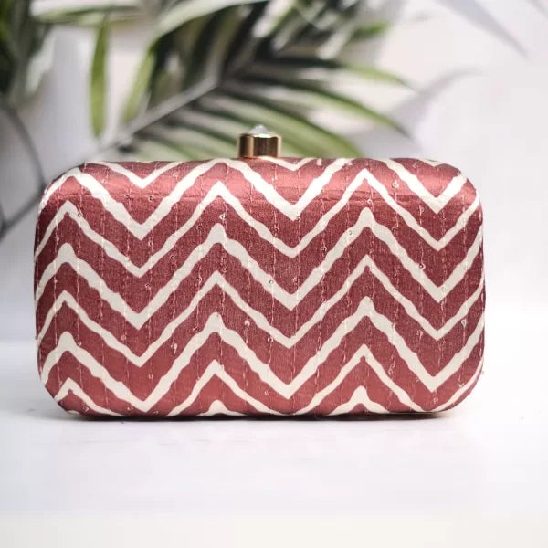 Alpine Elegance Rectangular Clutch