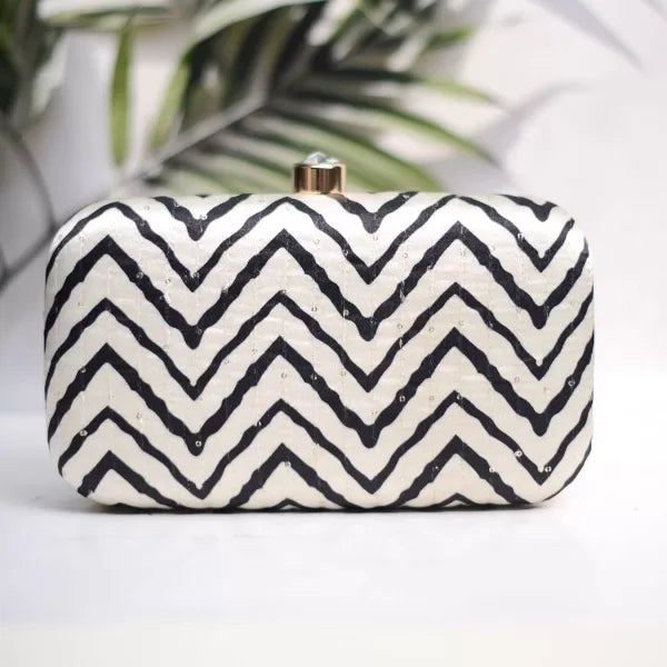 Alpine Elegance Rectangular Clutch