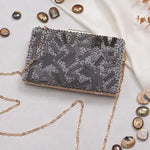 Beaded Glam Rectangular Clutch