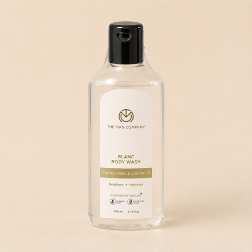The Man Company Blanc Body Wash for Men with Long-Lasting Fragrance and Gentle Skin Cleansing