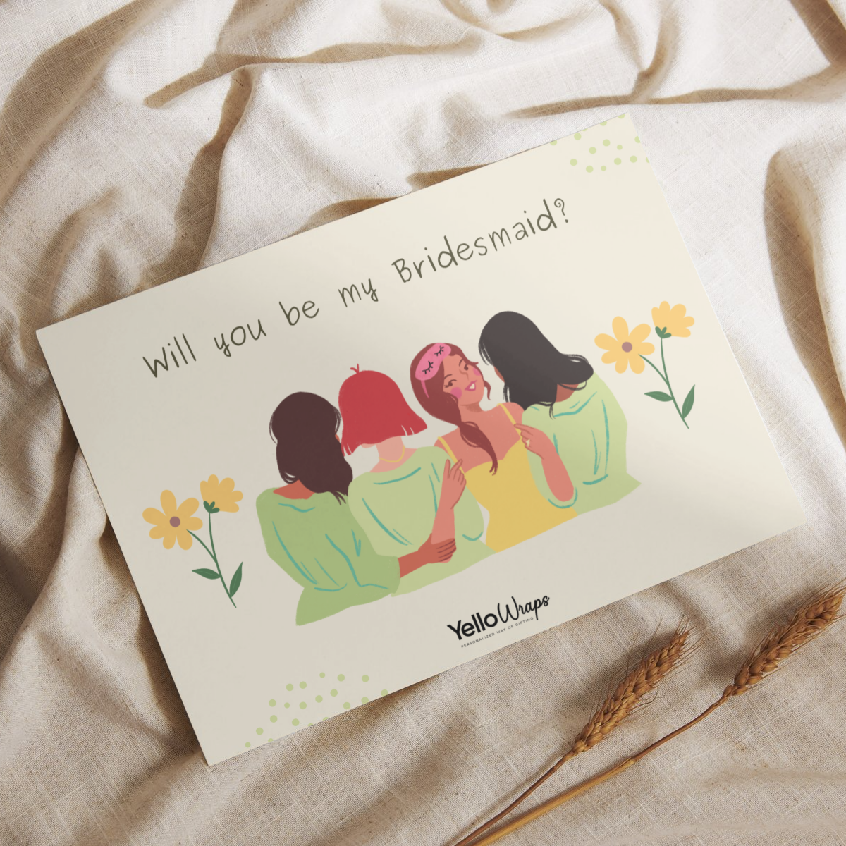 Bridesmaid Card