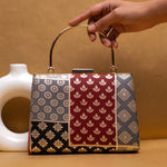 Brocade Handle Clutch