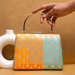 Brocade Handle Clutch