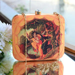 Celestial Krishna Print BoxClutch