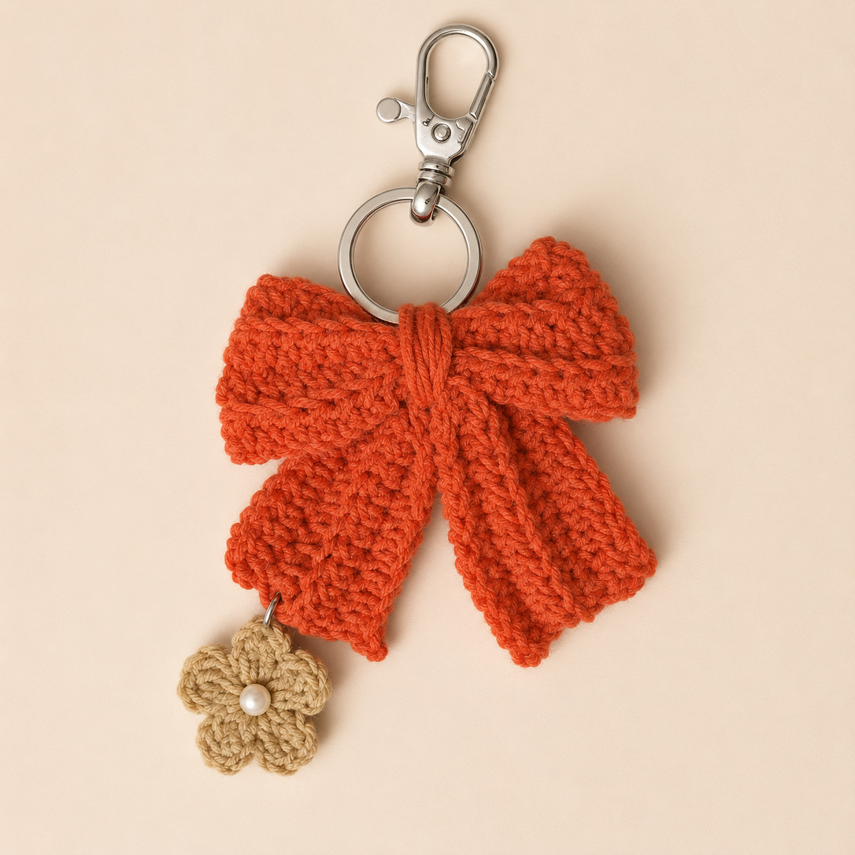 Crochet Bow Charm