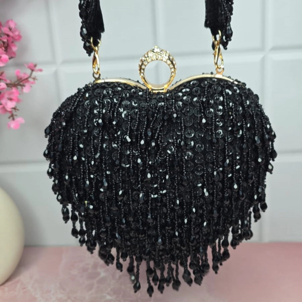 Crystal Heart Clutch