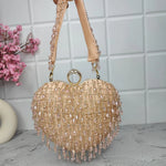 Crystal Heart Clutch
