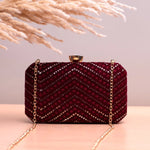 Dazzling Sequin Box Clutch