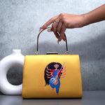 Durga Printed Handle Clutch