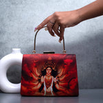 Durga Printed Handle Clutch