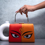 Durga Printed Handle Clutch