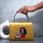 Durga Printed Handle Clutch