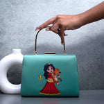 Durga Printed Handle Clutch