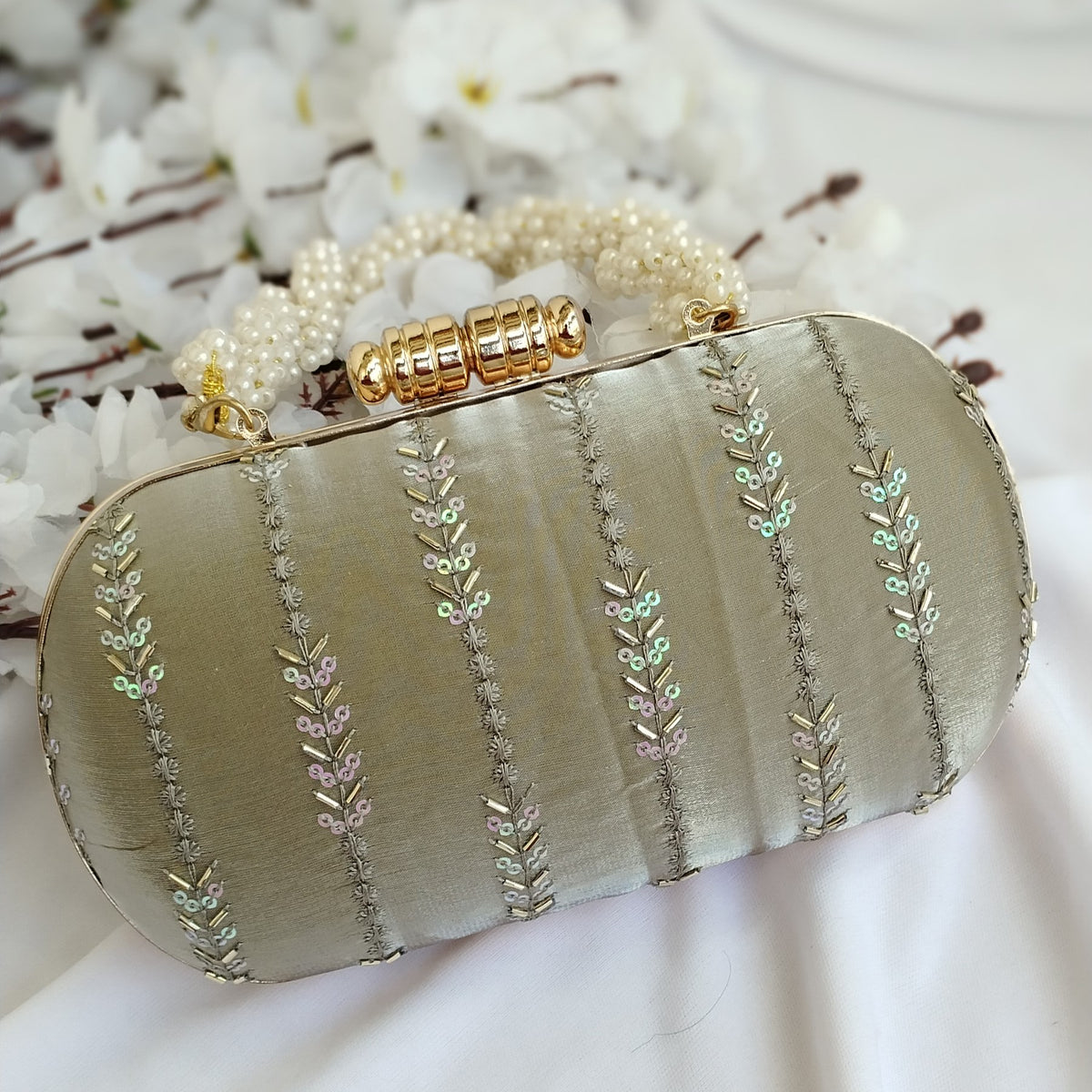 Elegant Fabric Designer Clutch