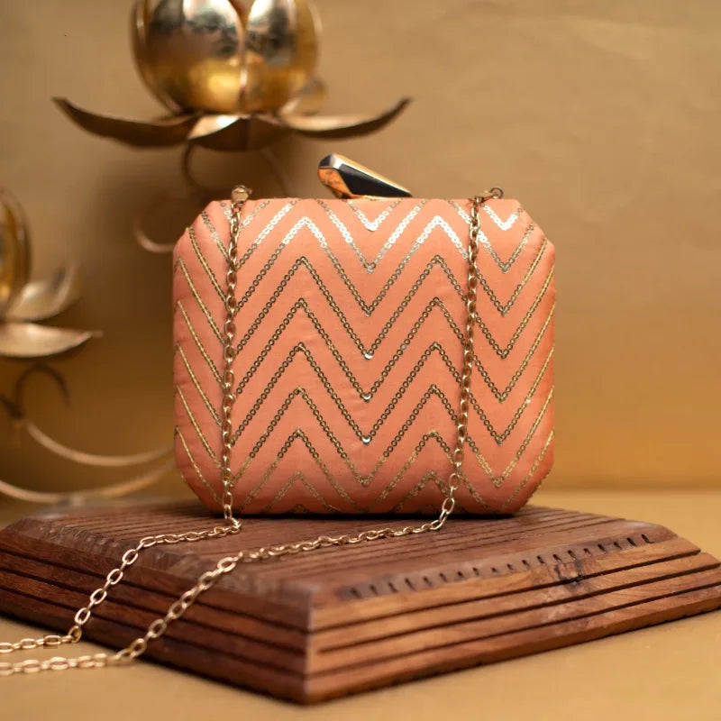 Ethnic Crest Clutch