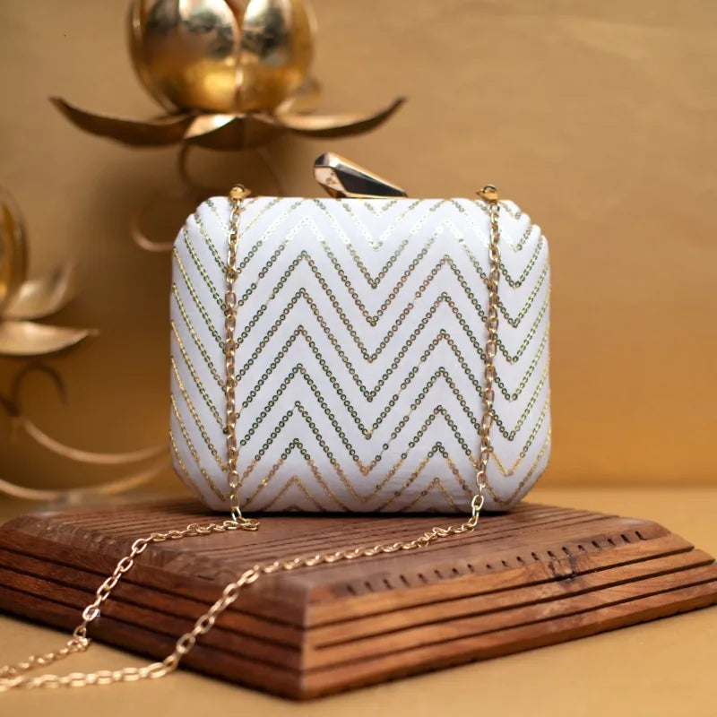 Ethnic Crest Clutch