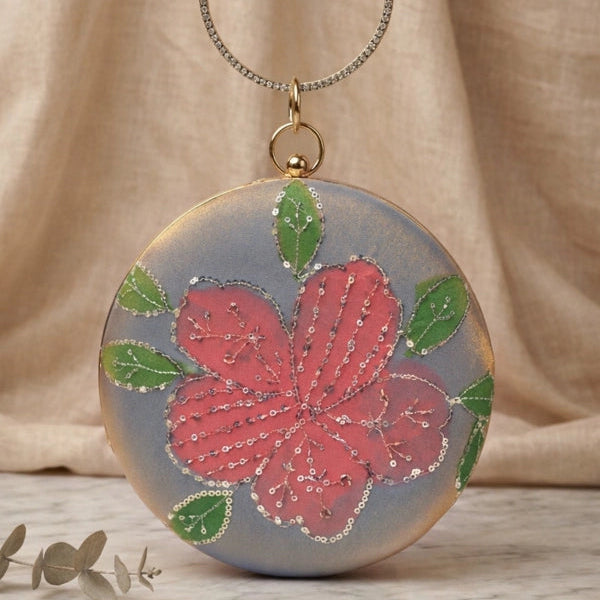 Ethnic Embroidery Bangle Clutch