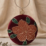 Ethnic Embroidery Bangle Clutch