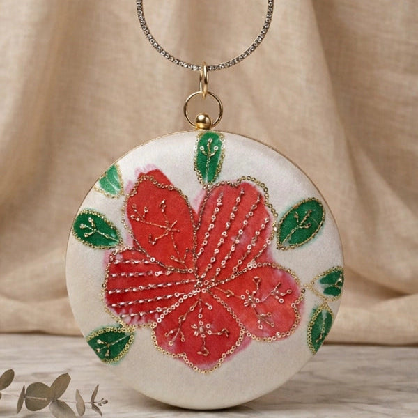Ethnic Embroidery Bangle Clutch