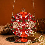 Ethnic Enchantment Round Clutch