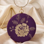 Floral Sequins Bangle Clutch