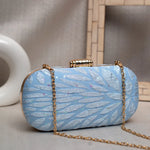 Frosty Chain Capsule Clutch
