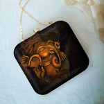 Ganesha Print BoxClutch