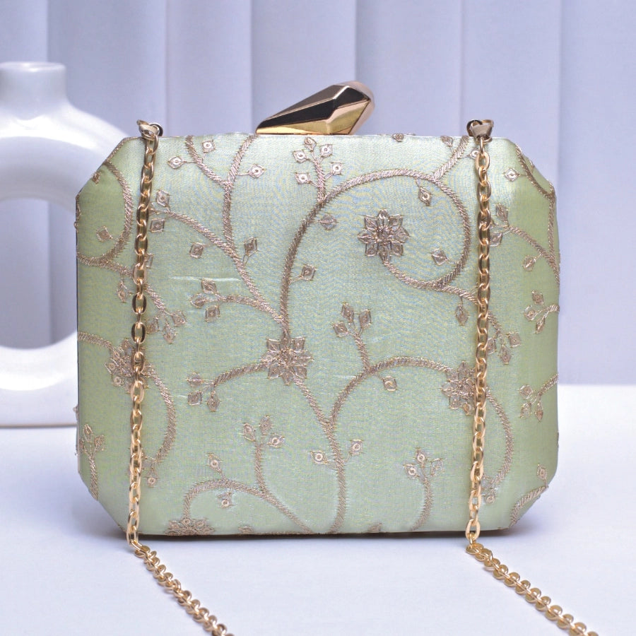 Golden Flora Clutch