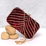 Gotta Patti Suede Clutch