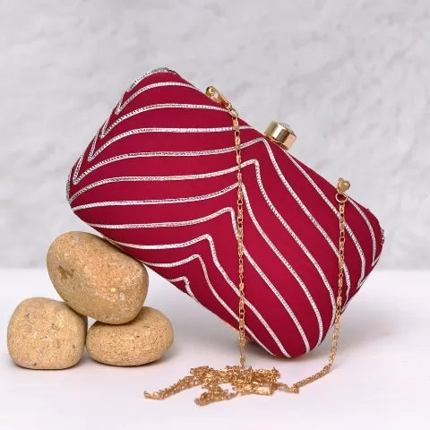 Gotta Patti Suede Clutch