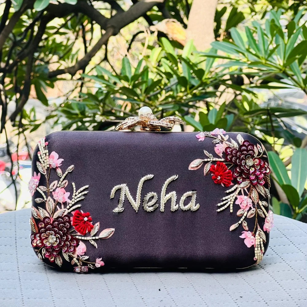Highlight Name Customized Clutch