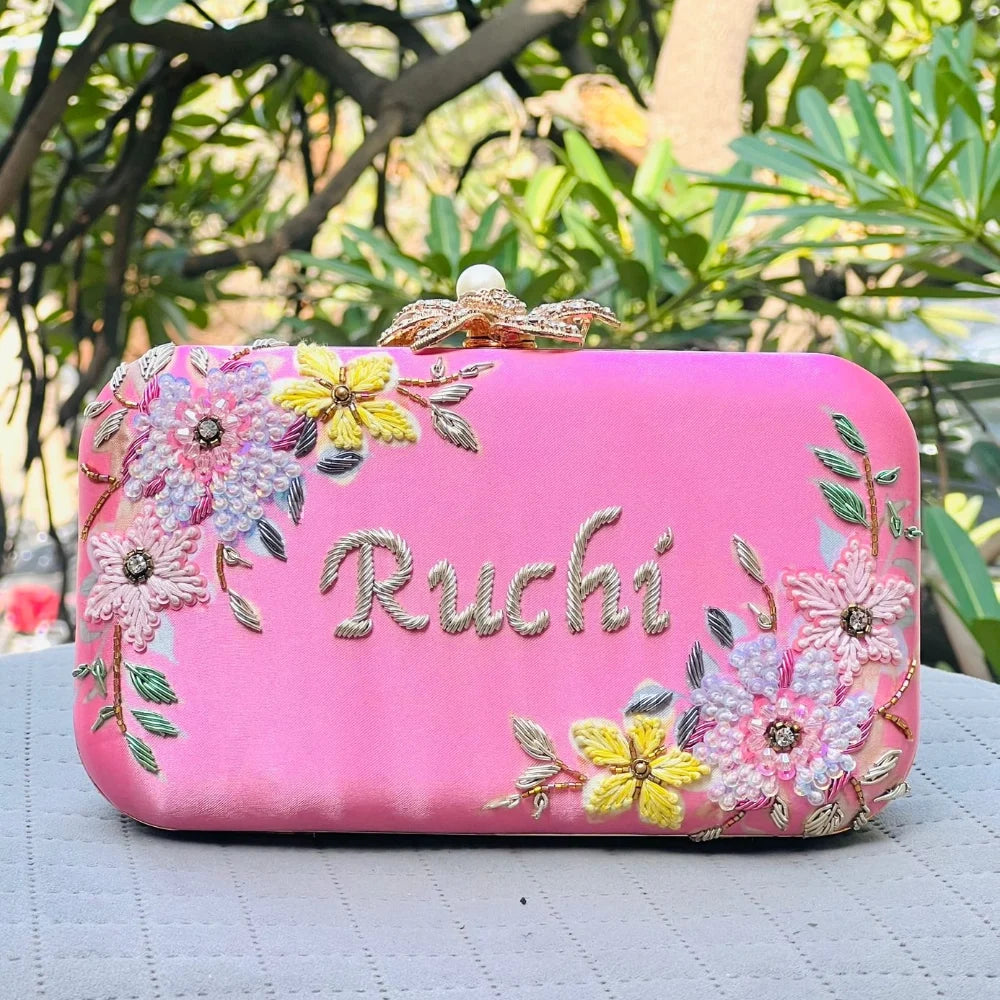 Highlight Name Customized Clutch