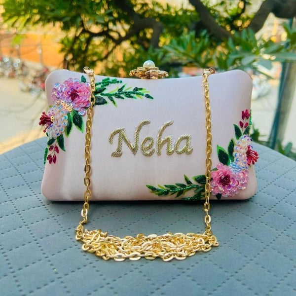 Highlight Name Customized Clutch
