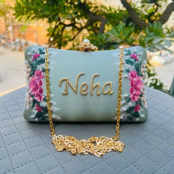 Highlight Name Customized Clutch