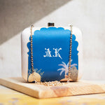 Initial Personalized Printed Clutch