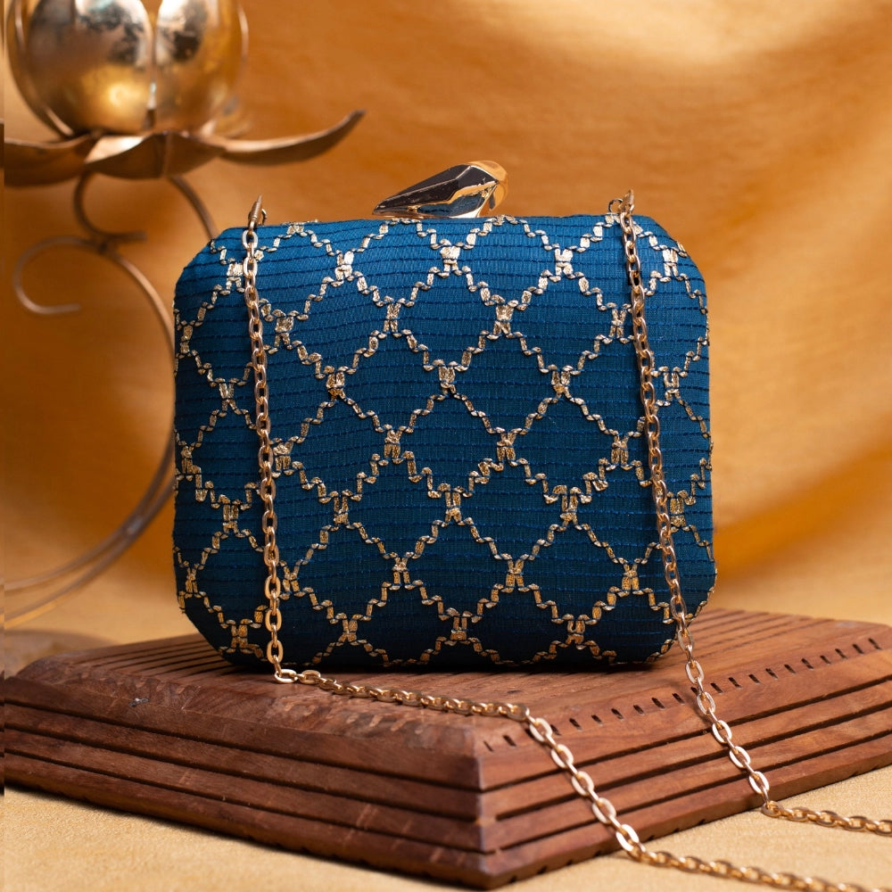 Lattice Evening Clutch