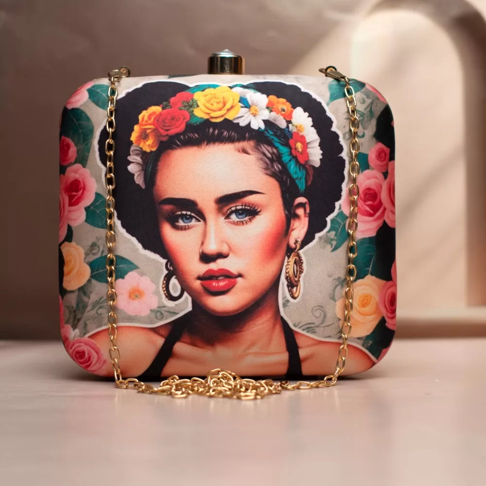 Stargaze Glamour Art Clutch