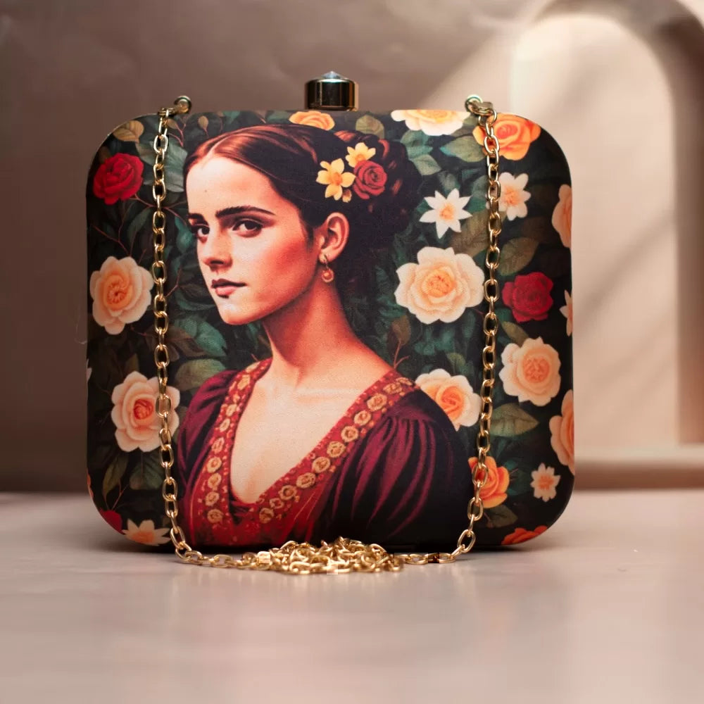 Stargaze Glamour Art Clutch
