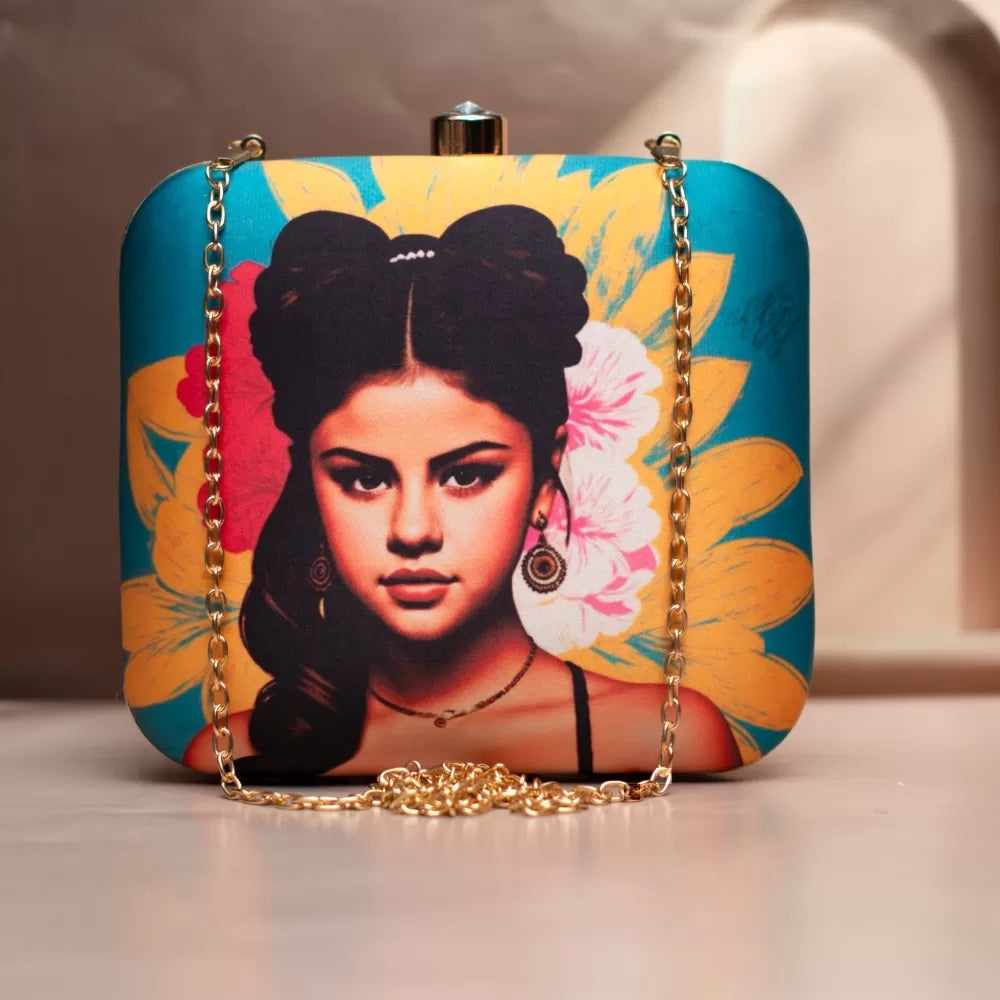 Stargaze Glamour Art Clutch