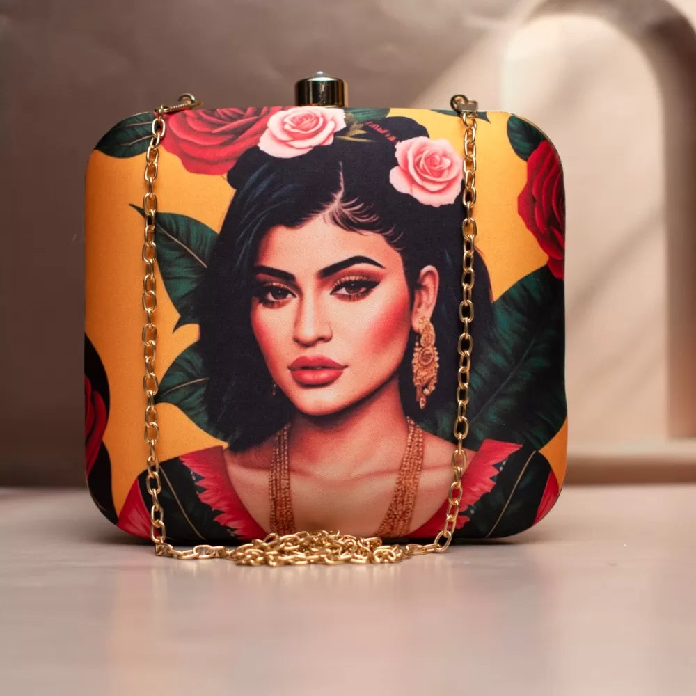 Stargaze Glamour Art Clutch