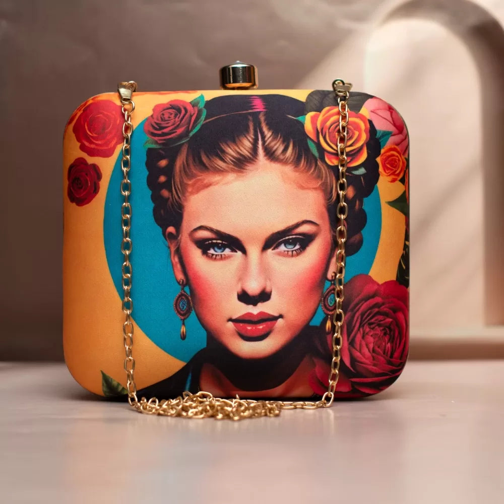 Stargaze Glamour Art Clutch