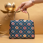 Multi Hued Handle Clutch