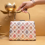 Multi Hued Handle Clutch