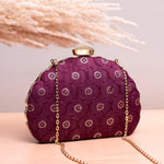 Ornate Dazzle DShape Clutch