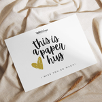 Paper Hug Card