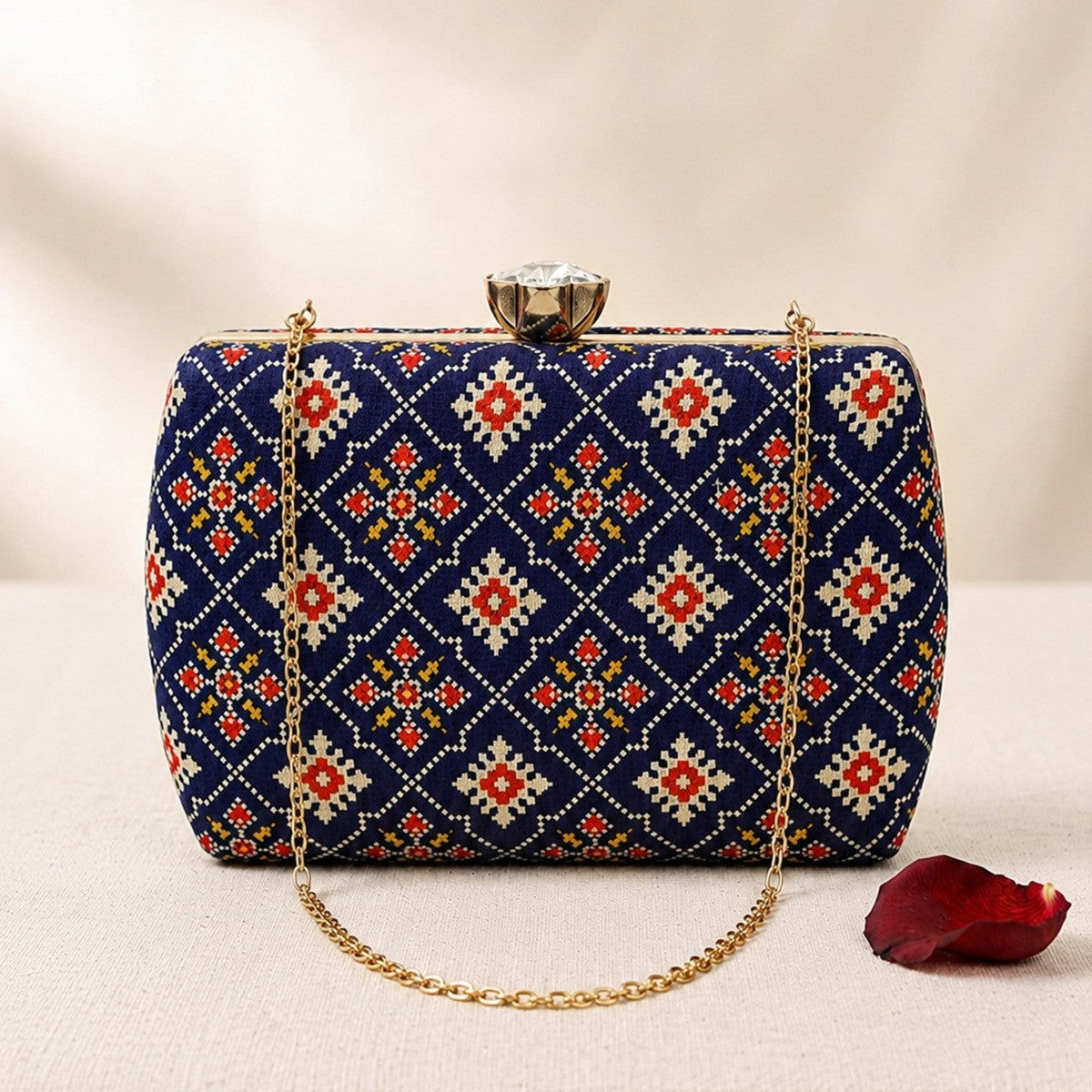 Patan Weave Clutch