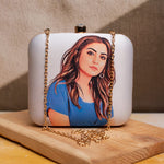 Personalized Portrait Caricature Clutch